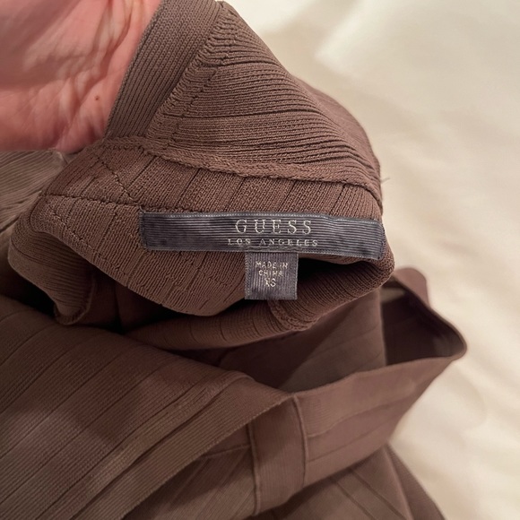 Guess Elastic Brown Dress - Picture 3 of 3